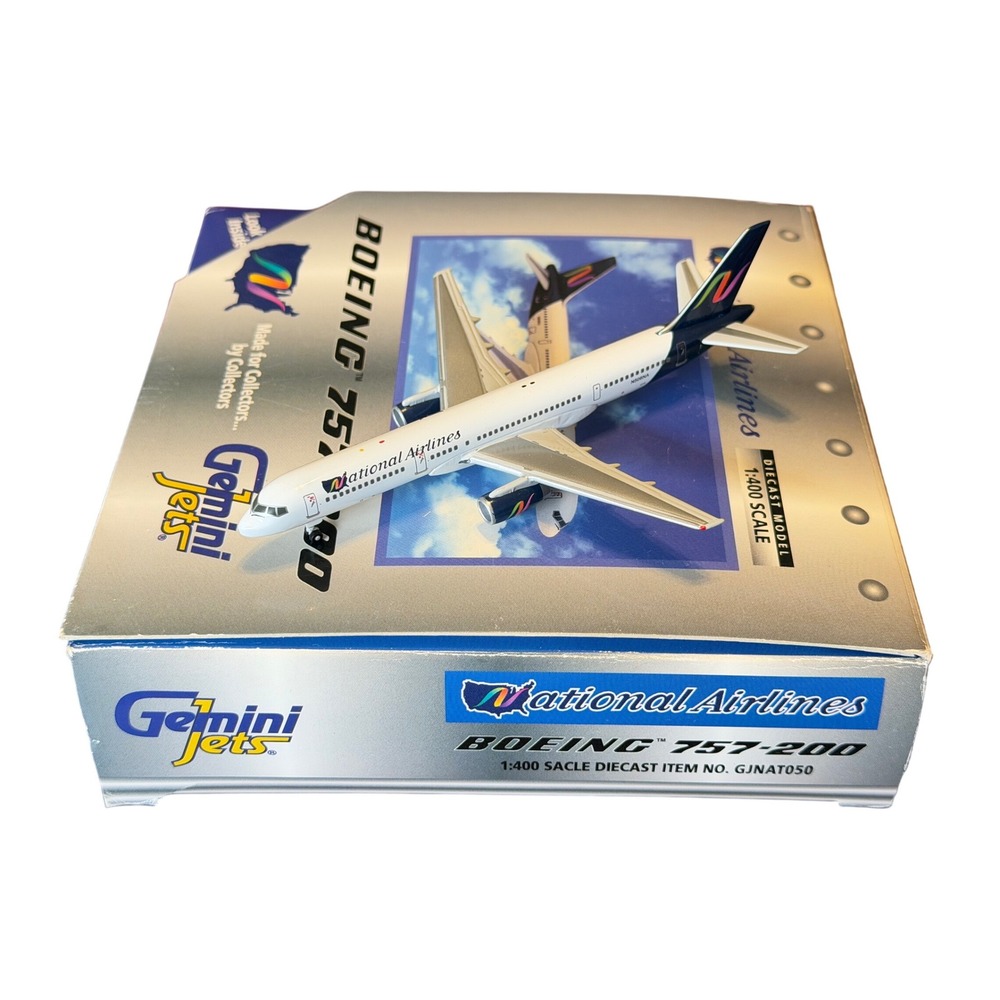1:400 Scale Gemini Jets GJNAT050 National Airlines Boeing 757-200 Model #N506NA